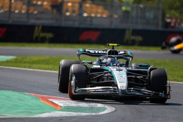 Kimi Antonelli (Mercedes-AMG Petronas F1 Team, Italien, 12) im W16, ITA, Formel 1 Weltmeisterschaft, Grand Prix von Italian, Autodromo Nazionale Monza, Practice Day, Saison 2025, 05.09.2025 ITA, Formel 1 Weltmeisterschaft, Grand Prix von Italian, Autodromo Nazionale Monza, Practice Day, Saison 2025, 05.09.2025 Monza Copyright: xEibner-Pressefoto MarcelxFischerx EP_MFI