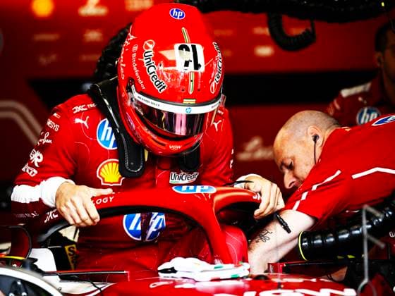 F1 Grand Prix of Italy - Practice Charles Leclerc of Team Scuderia Ferrari HP, driving the Ferrari SF-25, is in the box during the FIA Formula One World Championship, WM, Weltmeisterschaft Formula 1 Pirelli Gran Premio d Italia 2025, in Monza, Italy, on September 5, 2025. Monza Italy  Copyright: xLucaxBarsalix originalFilename:barsali-notitle250905_nptyq.jpg