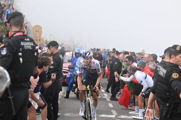 05-09-2025 Vuelta A Espana; Tappa 13 Cabezon De La Sal - Alto De L angliru; 2025, Red Bull - Bora Hansgrohe; Hindley, Jai; Alto De L angliru; 