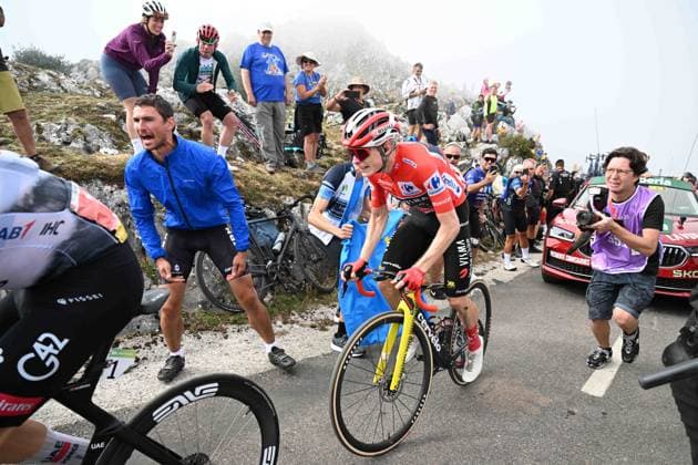 05-09-2025 Vuelta A Espana; Tappa 13 Cabezon De La Sal - Alto De L angliru; 2025, Visma - Lease A Bike; Vingegaard, Jonas; Alto De L angliru; 