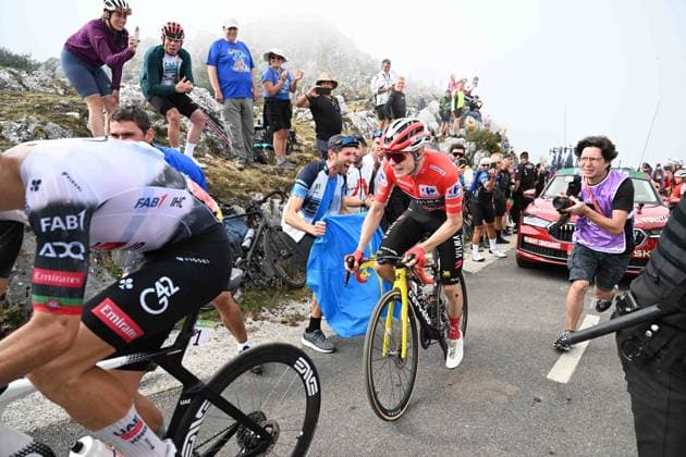 05-09-2025 Vuelta A Espana; Tappa 13 Cabezon De La Sal - Alto De L angliru; 2025, Visma - Lease A Bike; Vingegaard, Jonas; Alto De L angliru; 