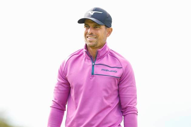 5th September 2025; The K Club, Straffan, County Kildare, Ireland: Amgen Irish Open Golf Second Round; Adrien Saddier of France walking off the green  PeterxFitzpatrick