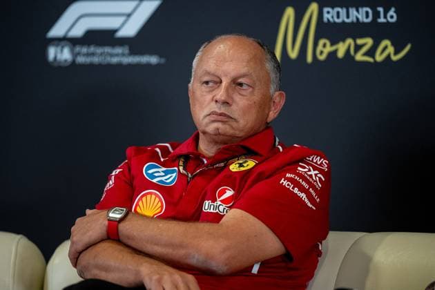 Frederic Vasseur (Teamchef Scuderia Ferrari HP, Frankreich), ITA, Formel 1 Weltmeisterschaft, Grand Prix von Italian, Autodromo Nazionale Monza, Practice Day, Saison 2025, 05.09.2025 ITA, Formel 1 Weltmeisterschaft, Grand Prix von Italian, Autodromo Nazionale Monza, Practice Day, Saison 2025, 05.09.2025 Monza Copyright: xEibner-Pressefoto MarcelxFischerx EP_MFI