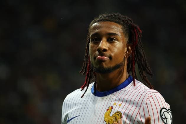 Ukraine v France - FIFA World Cup, WM, Weltmeisterschaft, Fussball 2026 Qualifier MANU OLISE participates in the match between Ukraine and France during the European Qualifiers for the World Cup 2026 in Wroclaw, Poland, on September 5, 2025. Wroclaw Poland  Copyright: xMateuszxBireckix originalFilename:birecki-european250905_npACM.jpg