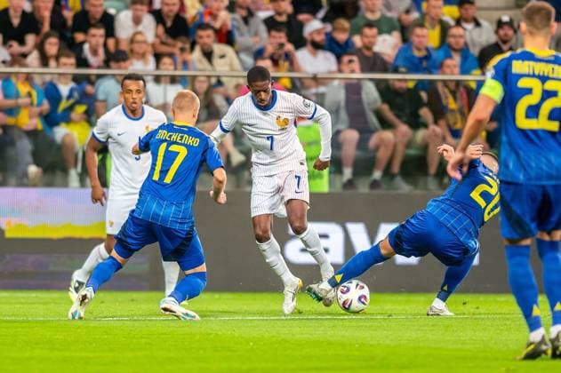 2025.09.05 Wroclaw pilka nozna Kwalifikacje Mistrzostw Swiata 2026 Ukraina - Francja N z Ousmane Dembele Foto Gleb Soboliev PressFocus 2025.09.05 Wroclaw Football - FIFA World Cup, WM, Weltmeisterschaft, Fussball 2026 Qualifying round Ukraine - France Ousmane Dembele Credit: Gleb Soboliev PressFocus NEWSPIX.PL --- newspix.pl 