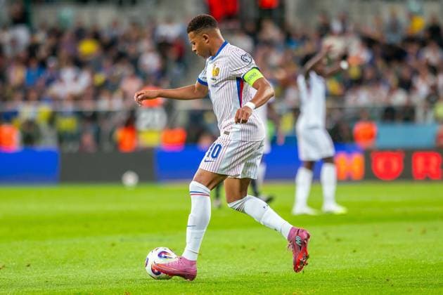 2025.09.05 Wroclaw pilka nozna Kwalifikacje Mistrzostw Swiata 2026 Ukraina - Francja N z Kylian Mbappe Foto Gleb Soboliev PressFocus 2025.09.05 Wroclaw Football - FIFA World Cup, WM, Weltmeisterschaft, Fussball 2026 Qualifying round Ukraine - France Kylian Mbappe Credit: Gleb Soboliev PressFocus NEWSPIX.PL --- newspix.pl 