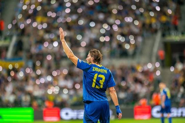 2025.09.05 Wroclaw pilka nozna Kwalifikacje Mistrzostw Swiata 2026 Ukraina - Francja N z Ilya Zabarnyi Foto Gleb Soboliev PressFocus 2025.09.05 Wroclaw Football - FIFA World Cup, WM, Weltmeisterschaft, Fussball 2026 Qualifying round Ukraine - France Ilya Zabarnyi Credit: Gleb Soboliev PressFocus NEWSPIX.PL --- newspix.pl 