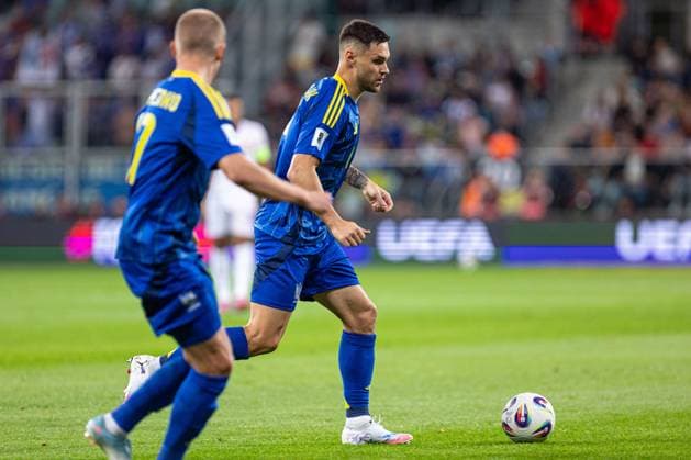 WROCLAW 05.09.2025 MECZ GRUPA D ELIMINACJE DO MISTRZOSTW SWIATA 2026: UKRAINA - FRANCJA --- FIFA World Cup, WM, Weltmeisterschaft, Fussball 2026 QUALIFYING ROUND GROUP D MATCH: UKRAINE - FRANCE nz OLEKSII HUTSULIAK FOT. ERNEST KOLODZIEJ 400mm.pl NEWSPIX.PL --- newspix.pl 