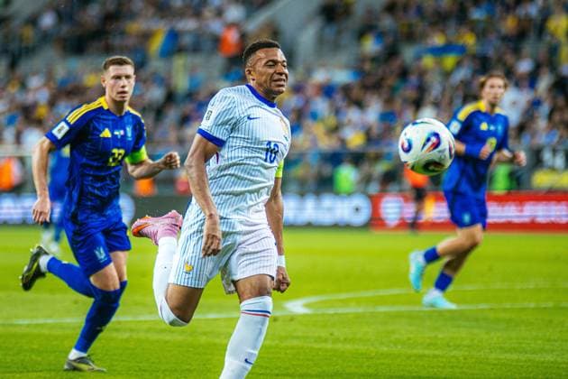 WROCLAW, 05.09.2025 PILKA NOZNA MECZ ELIMINACJI DO MISTRZOSTW SWIATA 2026 UKRAINA FRANCJA N Z KYLIAN MBAPPE FOT. ARKADIUSZ WISNIEWSKI ARENA AKCJI POZNAN, 05.09.2025 FOOTBALL WORLD CUP QUALIFICATIONS MATCH UKRAINE VS FRANCE NEWSPIX.PL --- newspix.pl 