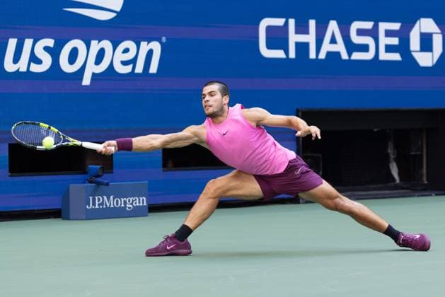 Carlos Alcaraz (ESP), US Open Championships 2023, USTA Billie Jean King National Tennis Center, Flushing Meadows, New York, USA . Copyright: xJuergenxHasenkopfx