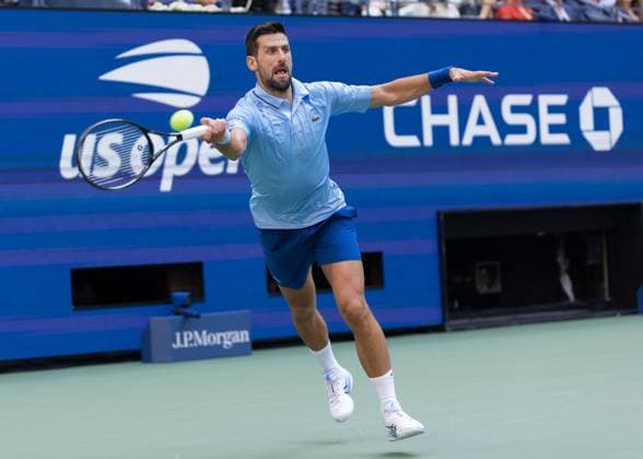 Novak Djokovic (SRB), US Open Championships 2023, USTA Billie Jean King National Tennis Center, Flushing Meadows, New York, USA . Copyright: xJuergenxHasenkopfx