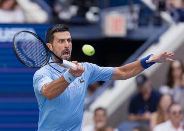 Novak Djokovic (SRB), US Open Championships 2023, USTA Billie Jean King National Tennis Center, Flushing Meadows, New York, USA . Copyright: xJuergenxHasenkopfx