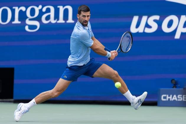 Novak Djokovic (SRB), US Open Championships 2023, USTA Billie Jean King National Tennis Center, Flushing Meadows, New York, USA . Copyright: xJuergenxHasenkopfx