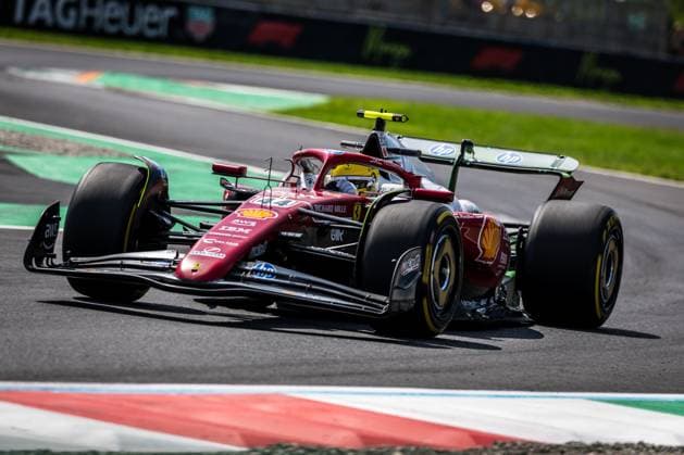 September 5, 2025, Monza, Italy: Lewis Hamilton of Great Britain and Scuderia Ferrari during Free Practice 1 Formula One Italian Grand Prix. Monza Italy - ZUMAs197 20250905_aaa_s197_209 Copyright: xJayxHiranox