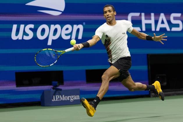 Felix Auger-Aliassime (CAN), US Open Championships 2023, USTA Billie Jean King National Tennis Center, Flushing Meadows, New York, USA .. Copyright: xJuergenxHasenkopfx