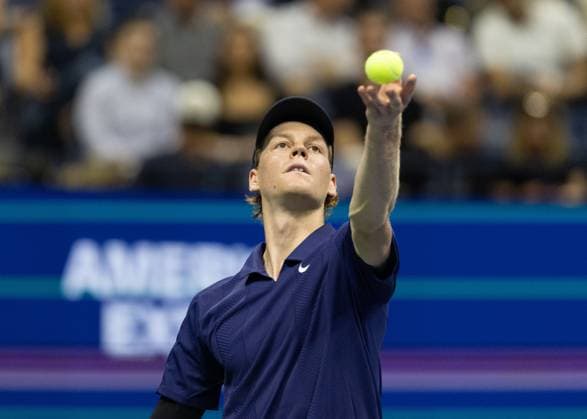 Jannik Sinner (ITA), US Open Championships 2023, USTA Billie Jean King National Tennis Center, Flushing Meadows, New York, USA .. Copyright: xJuergenxHasenkopfx
