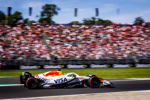F1 ITALIAN GRAND PRIX SATURDAY Isack Hadjar of France and Visa Cash App Racing Bulls during saturday s practice of the F1 Grand Prix of Italy - Formula 1 Pirelli Gran Premio D Italia 2025 at Autodromo Nazionale Monza Circuit on September 06, 2025, in Monza, Italy. Copyright: xx 080A8798