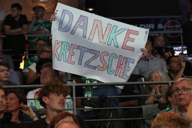 DEU, DHB, 1.HBL, Fuechse Berlin vs. SC Magdeburg, 06.09.2025, Max-Schmeling-Halle, Berlin, DEU, DHB, 1.HBL, Fuechse Berlin vs. SC Magdeburg, im Bild Fuechse-Fans,Fanblock