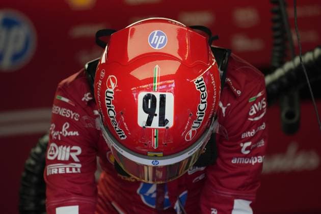 Formula 1 of Italia Monegasque driver Charles Leclerc of Scuderia Ferrari HP in action during the third practice ahead of the Formula 1 Pirelli Gran Premio d?Italia 2025 at the Autodromo Nazionale di Monza in Monza, Italia, September 06 2025. Monza Italia Copyright: xMatrixxImagesx xHasanxBraticx 