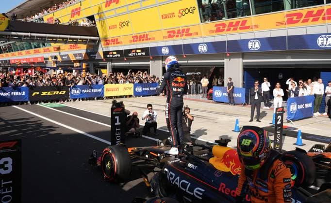 Formula 1 of Italia Pole position for Dutch driver Max Verstappen of Oracle Red Bull Racing ahead of the Formula 1 Pirelli Gran Premio d?Italia 2025 at the Autodromo Nazionale di Monza in Monza, Italia, September 06 2025. Monza Italia Copyright: xMatrixxImagesx xHasanxBraticx 