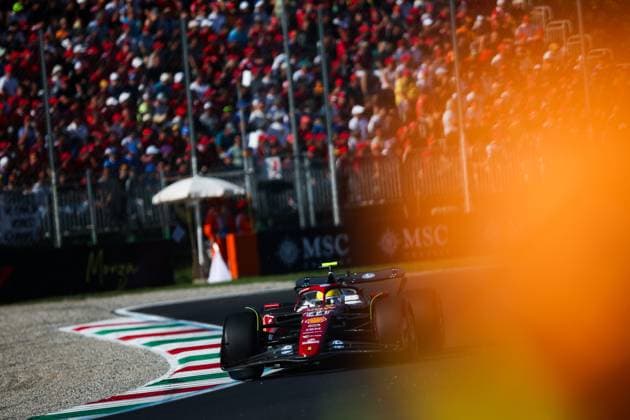 F1 - ITALIAN GRAND PRIX 2025 44 HAMILTON Lewis (gbr), Scuderia Ferrari SF-25, action during the 2025 Formula 1 Pirelli Grand Premio d™Italia, 2025 Italian Grand Prix, 16th round of the 2025 FIA Formula One World Championship, WM, Weltmeisterschaft from September 5 to 7, 2025 on the Autodromo Nazionale Monza, in Monza, Italy -  Copyright: xXavixBonillax