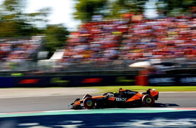 4 Lando Norris (GBR, McLaren F1 Team), F1 Grand Prix of Italy at Autodromo Nazionale Monza on September 6, 2025 in Monza, Italy. (Photo by HOCH ZWEI) Monza Italy