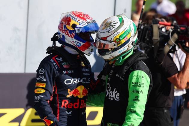 Gabriel Bortoleto (Stake F1 Team Kick Sauber, 05), Max Verstappen (Oracle Red Bull Racing, 01), Qualifying, ITA, Formel 1 Weltmeisterschaft, Italian Grand Prix, Monza, Autodromo Nazionale Monza, 06.09.2025 ITA, Formel 1 Weltmeisterschaft, Italian Grand Prix, Monza, Autodromo Monza, 06.09.2025 Monza Copyright: xEibner-Pressefoto AnnikaxGrafx EP_AGF