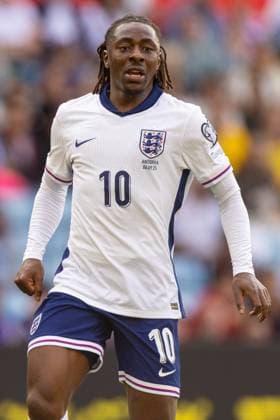 Football - FIFA World Cup, WM, Weltmeisterschaft, Fussball 2026 Qualifying - Group K - England v Andorra BIRMINGHAM, ENGLAND - Friday, September 5, 2025: England s Eberechi Eze during the FIFA World Cup 2026 Qualifying Group K match between England and Andorra at Villa Park. (Photo by David Rawcliffe Propaganda) BIRMINGHAM Villa Park WEST MIDLANDS ENGLAND  Copyright: xDavidxRawcliffex P2025-09-06-England_Andorra-47