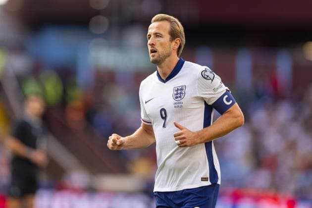 Football - FIFA World Cup, WM, Weltmeisterschaft, Fussball 2026 Qualifying - Group K - England v Andorra BIRMINGHAM, ENGLAND - Friday, September 5, 2025: England s captain Harry Kane during the FIFA World Cup 2026 Qualifying Group K match between England and Andorra at Villa Park. (Photo by David Rawcliffe Propaganda) BIRMINGHAM Villa Park WEST MIDLANDS ENGLAND  Copyright: xDavidxRawcliffex P2025-09-06-England_Andorra-53