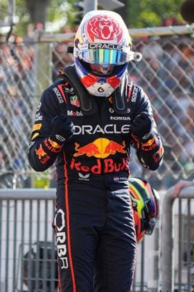 F1 Grand Prix of Italy MONZA, ITALY - SEPTEMBER 06: Red Bull Racing s Dutch driver Max Verstappen celebrates his pole position after the qualifying session ahead of the Italian Formula One Grand Prix ahead of the F1 Grand Prix of Italy at Autodromo Nazionale Monza on September 06, 2025 in Monza, Italy. Pier Marco Tacca Anadolu Monza Italy. Editorial use only. Please get in touch for any other usage.  Copyright: x2025xAnadoluxPierxMarcoxTaccax
