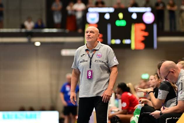Handball I Frauen I Saison 2025-2026 I 1. HBF I 2. Spieltag I Buxtehuder SV - Thüringer SV I 06.09.2025 Herbert Müller (Thüringer HC) Buxtehude Halle Nord Niedersachsen Deutschland Copyright: xLobeca FelixxSchlikisx