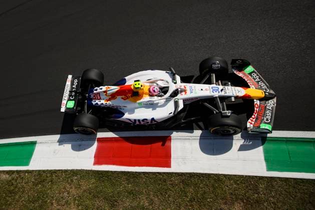 30 Liam Lawson (AUS, Visa Cash App Racing Bulls F1 Team), F1 Grand Prix of Italy at Autodromo Nazionale Monza on September 6, 2025 in Monza, Italy. (Photo by HOCH ZWEI) Monza Italy