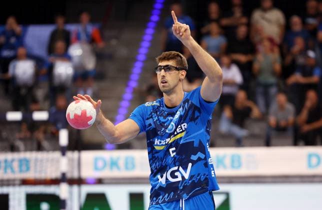 BAU 06.09.2025 Stuttgart Handball TVB Stuttgart vs. Bergischer HC, Antonio Serradilla (TVB)