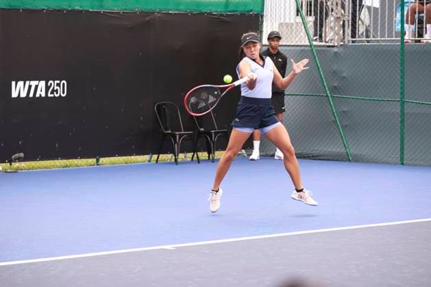 Match between german emily appeleton and american victoria hu at sp open in sao paulo Sao Paulo (SP), 09 06 2025 WTA250 SP Open - Match between German Emily Appeleton and American Victoria Hu, at the SP Open in Sao Paulo, which takes place between September 6th and 14th at Villa-Lobos Park, in the west zone of Sao Paulo, this Saturday, September 6th, 2025. American Victoria Hu beat German Emily Appeleton by scores of 7x5 and 6x4 6x2 by 2 x 0 sets and is eliminated. (Foto: Leco Viana Thenews2 imago images) SPO  Copyright: xLecoxVianax