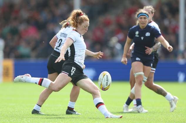 Alex Tessier of Canada Canada v Scotland, Women s Rugby World Cup, Group B, Rugby Union, Sandy Park, Exeter, UK - 06 Sept 2025Exeter Sandy Park United Kingdom EDITORIAL USE ONLY No use with unauthorised audio, video, data, fixture lists, club league logos or live services. Online in-match use limited to 120 images, no video emulation. No use in betting, games or single club league player publications. Copyright: xKieranxMcManus Shutterstockx 15471114ci
