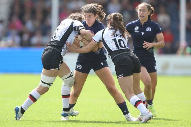 Emma Orr of Scotland Canada v Scotland, Women s Rugby World Cup, Group B, Rugby Union, Sandy Park, Exeter, UK - 06 Sept 2025Exeter Sandy Park United Kingdom EDITORIAL USE ONLY No use with unauthorised audio, video, data, fixture lists, club league logos or live services. Online in-match use limited to 120 images, no video emulation. No use in betting, games or single club league player publications. Copyright: xKieranxMcManus Shutterstockx 15471114bv