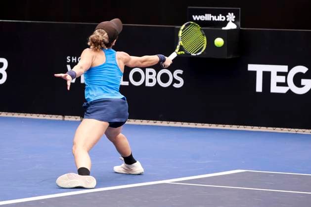 Match between brazilian thaisa grana pedretti and argentine victoria bosio at sp open in sao paulo Sao Paulo (SP), September 6, 2025 Sports WTA250 SP Open - Match between Brazilian Thaisa Grana Pedretti and Argentine Victoria Bosio, at the SP Open in Sao Paulo, which takes place from September 6 to 14 at Villa-Lobos Park, on the central court, this Saturday, September 6, 2025, in the west zone of Sao Paulo. Thaisa Grana Pedretti beat Argentine Victoria Bosio by scores of 6-3 and 7-2 by 2-0 and is classified. (Foto: Leco Viana Thenews2 imago images) SPO  Copyright: xLecoxVianax
