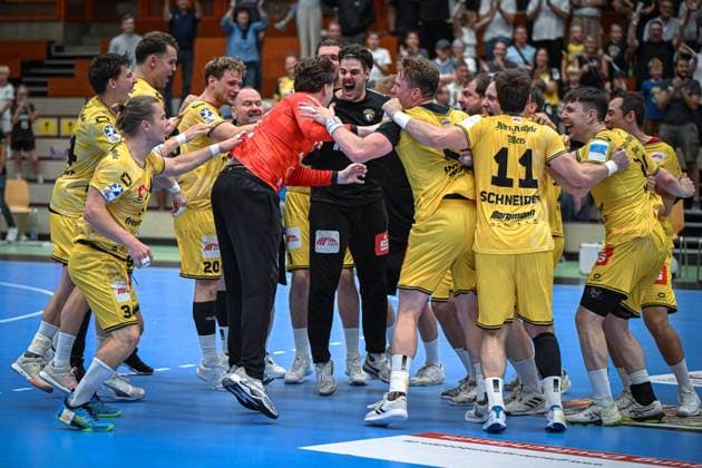Deutschland: Handball 2. Bundesliga 2025 26, 06.09.2025, 2. Spieltag - HSG Krefeld Niederrhein vs Die Eulen Ludwigshafen - Sporthalle Glockenspitz (Krefeld), Copyright: xMarkusxVerwimpx