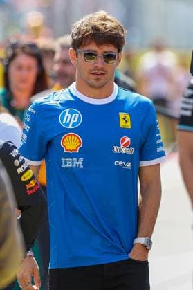 Drivers Parade, Charles Leclerc (Scuderia Ferrari HP 16), Rennen, Grosser Preis von Italien, Motorsport, Herren, Formel 1, 07.09.2025 Monza Lombardei Italien