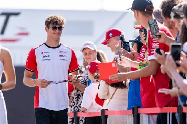 Oliver Bearman (MoneyGram Haas F1 Team, Großbritannien 87), ITA, Formel 1 Weltmeisterschaft, Grand Prix von Italian, Autodromo Nazionale Monza, Race Day, Saison 2025, 07.09.2025 ITA, Formel 1 Weltmeisterschaft, Grand Prix von Italian, Autodromo Nazionale Monza, Race Day, Saison 2025, 07.09.2025 Monza Copyright: xEibner-Pressefoto MarcelxFischerx EP_MFI