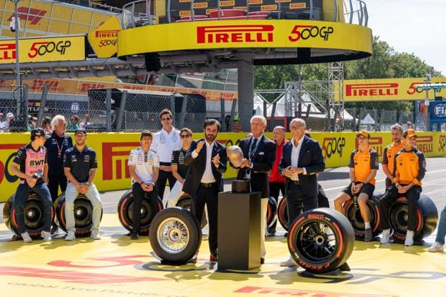 F1 Monza Pirelli 500. GP ITA, Formel 1 Weltmeisterschaft, Grand Prix von Italian, Autodromo Nazionale Monza, Race Day, Fahrerparade, Saison 2025, 07.09.2025 ITA, Formel 1 Weltmeisterschaft, Grand Prix von Italian, Autodromo Nazionale Monza, Race Day, Fahrerparade, Saison 2025, 07.09.2025 Monza Copyright: xEibner-Pressefoto MarcelxFischerx EP_MFI