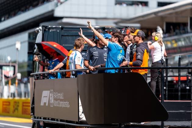 F1 Fahererparade Monza ITA, Formel 1 Weltmeisterschaft, Grand Prix von Italian, Autodromo Nazionale Monza, Race Day, Fahrerparade, Saison 2025, 07.09.2025 ITA, Formel 1 Weltmeisterschaft, Grand Prix von Italian, Autodromo Nazionale Monza, Race Day, Fahrerparade, Saison 2025, 07.09.2025 Monza Copyright: xEibner-Pressefoto MarcelxFischerx EP_MFI