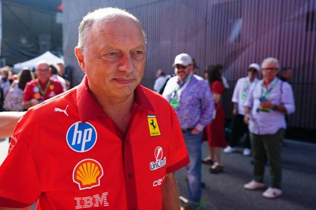 F1 Grand Prix of Italy MONZA, ITALY - SEPTEMBER 07: Frédéric Vasseur Sports Director of Scuderia Ferrari Team arrives at the paddock during the F1 Grand Prix of Italy at Autodromo Nazionale Monza on September 07, 2025 in Monza, Italy. Pier Marco Tacca Anadolu Monza Italy. Editorial use only. Please get in touch for any other usage.  Copyright: x2025xAnadoluxPierxMarcoxTaccax