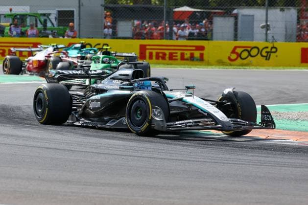 George Russell (Mercedes-AMG Petronas 63), Rennen, Grosser Preis von Italien, Motorsport, Herren, Formel 1, 07.09.2025 Monza Lombardei Italien