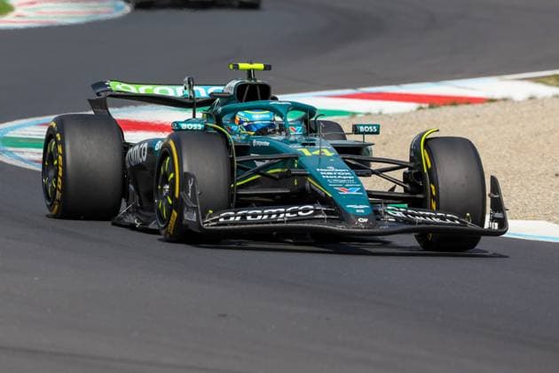 Fernando Alonso (Aston Martin Aramco 14), Rennen, Grosser Preis von Italien, Motorsport, Herren, Formel 1, 07.09.2025 Monza Lombardei Italien