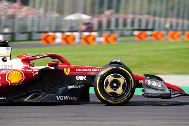 F1 Grand Prix of Italy - Race MONZA, ITALY - SEPTEMBER 07: Charles Leclerc of Monaco driving the (16) Scuderia Ferrari HP SF-25 on track during F1 Grand Prix of Italy at Autodromo Nazionale Monza on September 07, 2025 in Monza, Italy. Pier Marco Tacca Anadolu Italy Italy. Editorial use only. Please get in touch for any other usage.  Copyright: x2025xAnadoluxPierxMarcoxTaccax