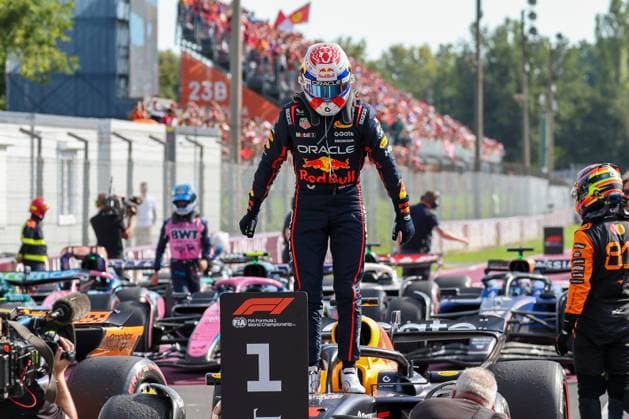 Winner, Sieger, Max Verstappen (Oracle Red Bull Racing 1), Rennen, Grosser Preis von Italien, Motorsport, Herren, Formel 1, 07.09.2025 Monza Lombardei Italien