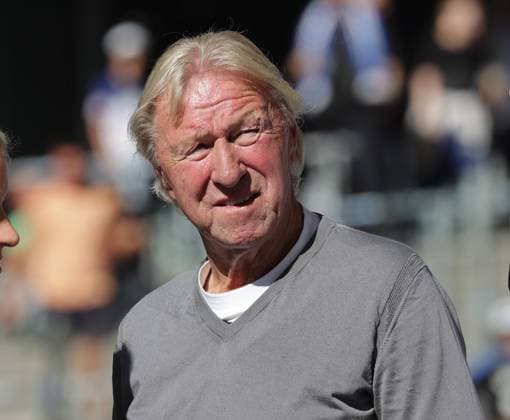 Horst Hrubesch Fussball, GER, Frauen, Damen, Flyeralarm Frauen Bundesliga, Saison 2025 2026, Volksparkstadion, 1.Spieltag Hamburger SV gegen VfL Wolfsburg