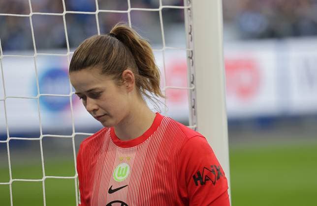 Stina Johannes (VfL Wolfsburg) Fussball, GER, Frauen, Damen, Flyeralarm Frauen Bundesliga, Saison 2025 2026, Volksparkstadion, 1.Spieltag Hamburger SV gegen VfL Wolfsburg
