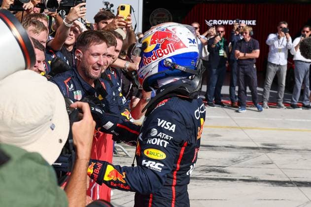 Winner, Sieger, Max Verstappen (Oracle Red Bull Racing 1), Rennen, Grosser Preis von Italien, Motorsport, Herren, Formel 1, 07.09.2025 Monza Lombardei Italien